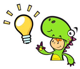 Dino Boy sticker #2698337