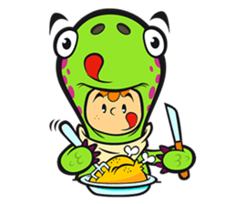 Dino Boy sticker #2698340