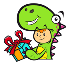 Dino Boy sticker #2698343