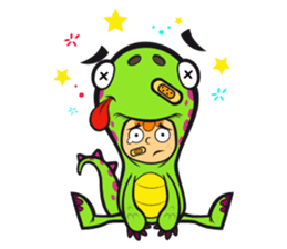 Dino Boy sticker #2698345