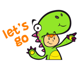 Dino Boy sticker #2698356