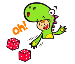 Dino Boy sticker #2698357