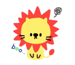 merry colorful animals sticker #2698510