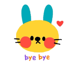 merry colorful animals sticker #2698521