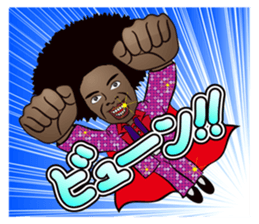 Big Afro Guy sticker #2698575