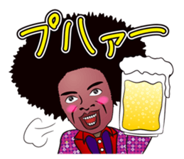 Big Afro Guy sticker #2698587
