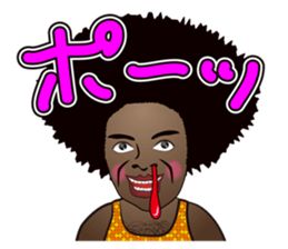 Big Afro Guy sticker #2698589