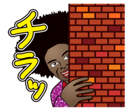 Big Afro Guy sticker #2698592
