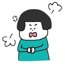 bobbed hair Chi-chan sticker #2698748