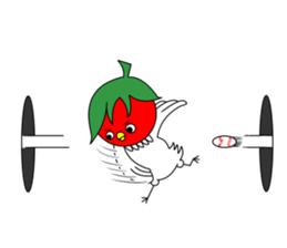 Toritoma ver.2 by Takeshiitake mushroom sticker #2699845