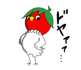 Toritoma ver.2 by Takeshiitake mushroom sticker #2699846