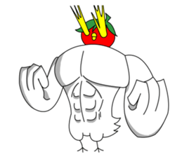 Toritoma ver.2 by Takeshiitake mushroom sticker #2699854