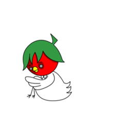 Toritoma ver.2 by Takeshiitake mushroom sticker #2699855