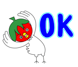 Toritoma ver.2 by Takeshiitake mushroom sticker #2699856