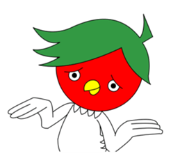 Toritoma ver.2 by Takeshiitake mushroom sticker #2699860