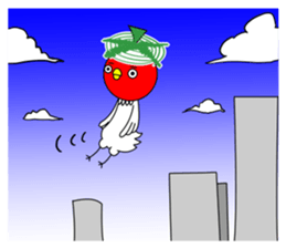 Toritoma ver.2 by Takeshiitake mushroom sticker #2699864