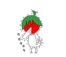 Toritoma ver.2 by Takeshiitake mushroom sticker #2699867