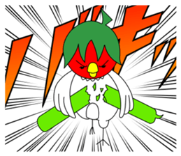 Toritoma ver.2 by Takeshiitake mushroom sticker #2699875