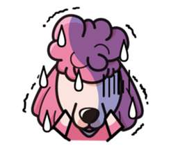 iinu - Poodle sticker #2701229
