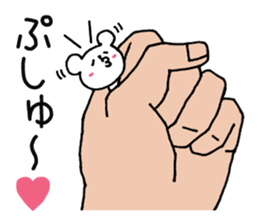 Palmtop bear 3 sticker #2701633