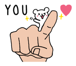 Palmtop bear 3 sticker #2701640