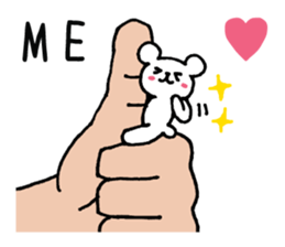 Palmtop bear 3 sticker #2701641