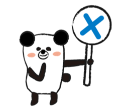 Cute panda stickers sticker #2702113
