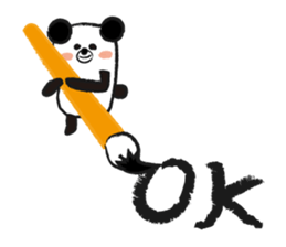 Cute panda stickers sticker #2702117