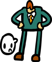 salaryman stamp sticker #2702620