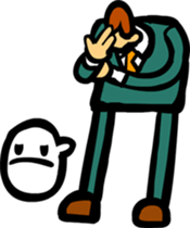 salaryman stamp sticker #2702621