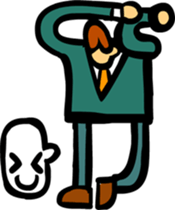 salaryman stamp sticker #2702622