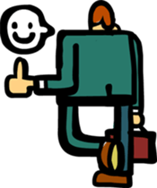 salaryman stamp sticker #2702627