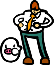 salaryman stamp sticker #2702636