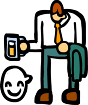 salaryman stamp sticker #2702637