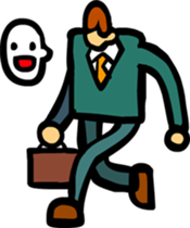 salaryman stamp sticker #2702638