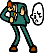 salaryman stamp sticker #2702645