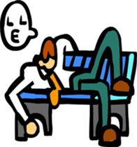 salaryman stamp sticker #2702654