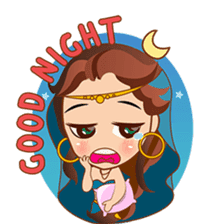 Cute arabian princess sticker pack sticker #2702878