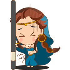 Cute arabian princess sticker pack sticker #2702891