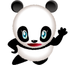 my name is Fukufuku of a Panda sticker #2703131