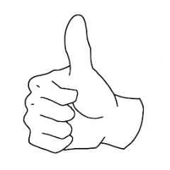 The Hands in white gloves