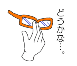 The Hands in white gloves sticker #2703349