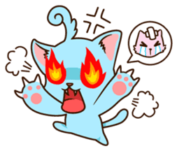 Catlikelove & The Monster sticker #2703623