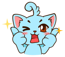 Catlikelove & The Monster sticker #2703626