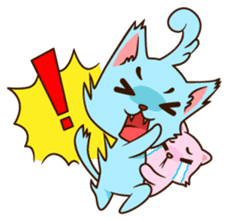 Catlikelove & The Monster sticker #2703629