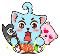 Catlikelove & The Monster sticker #2703635