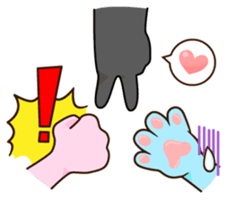 Catlikelove & The Monster sticker #2703654