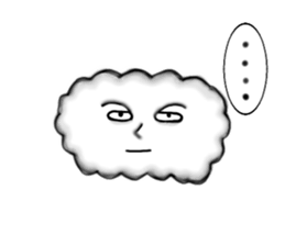 Pop of clouds sticker #2703739