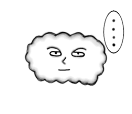 Pop of clouds sticker #2703739