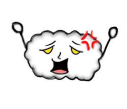 Pop of clouds sticker #2703740